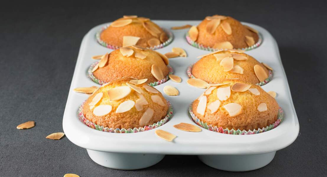 Muffins amandes et fleur d'oranger
