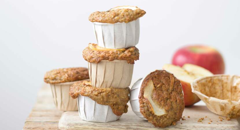 Muffin au pommes vegan