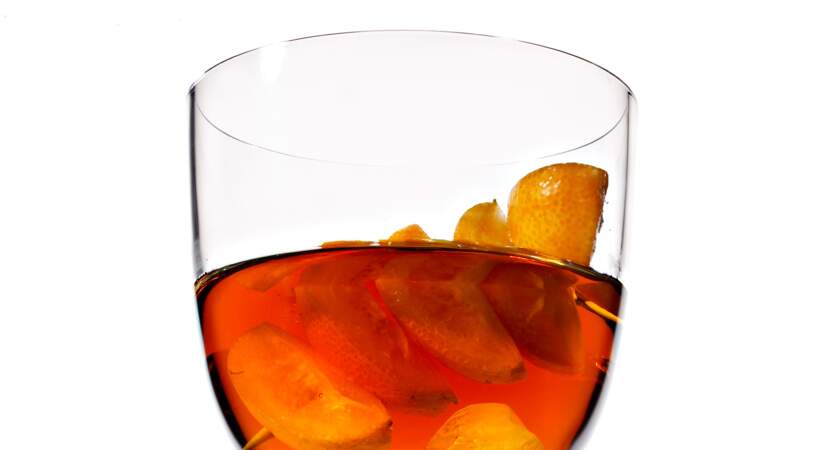 Cocktail cognac et champagne