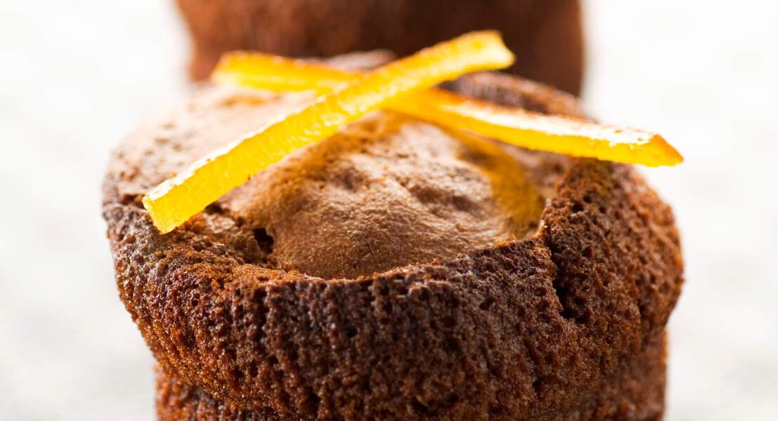Muffin au chocolat et à l'orange