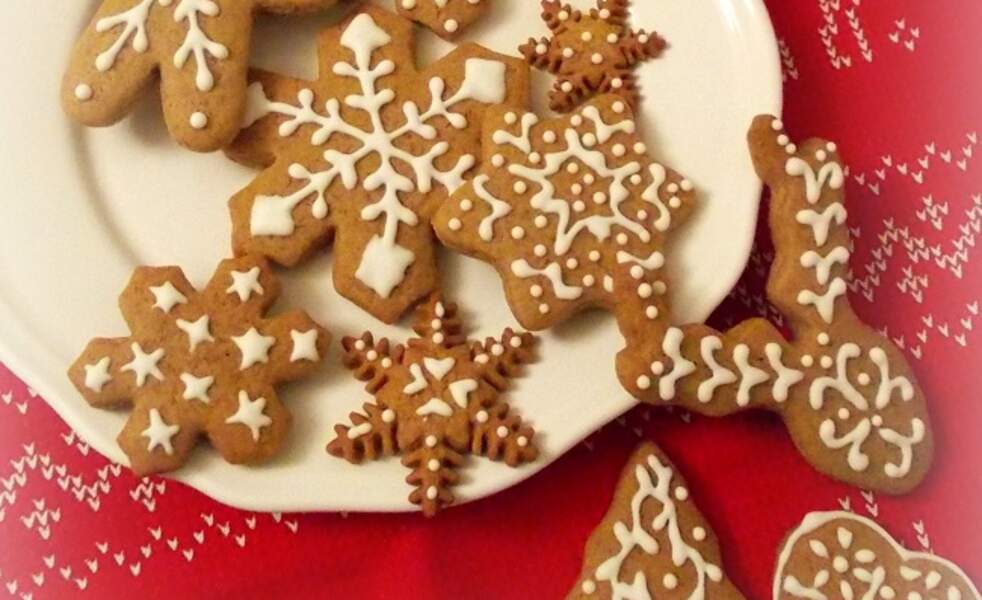 Biscuits de Noël en pain d'épices