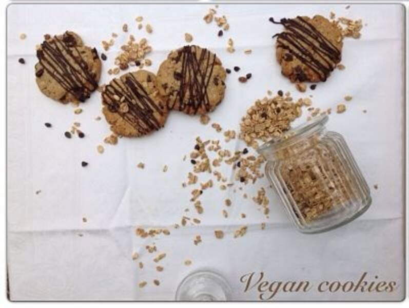 Vegan cookies au muesli
