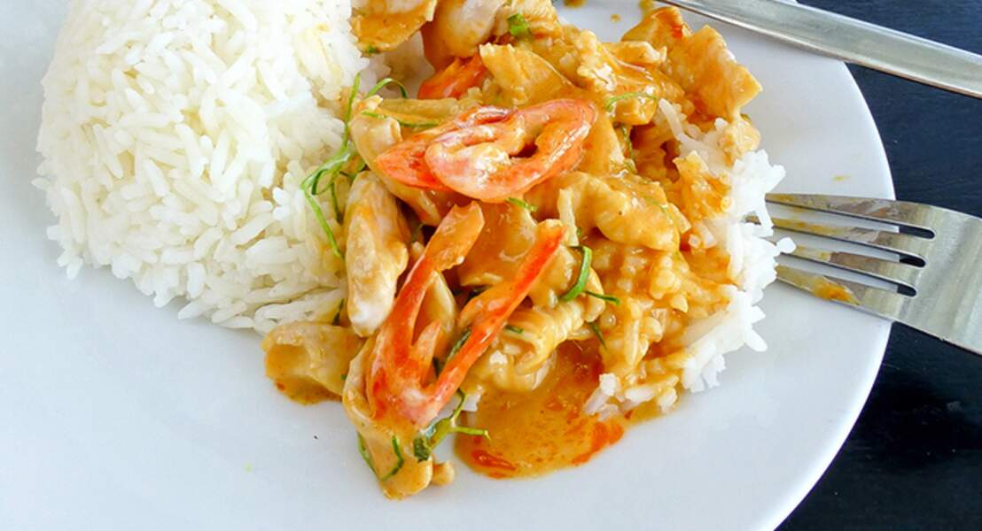Curry de poulet Panang