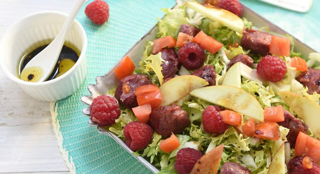 Salade landaise aux gésiers confits