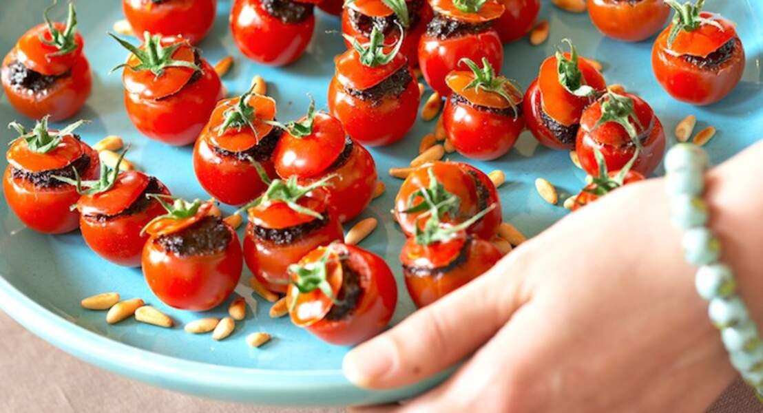 Tomates farcies à la tapenade