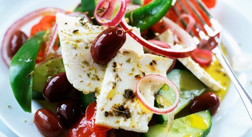 Salade grecque à l'origan