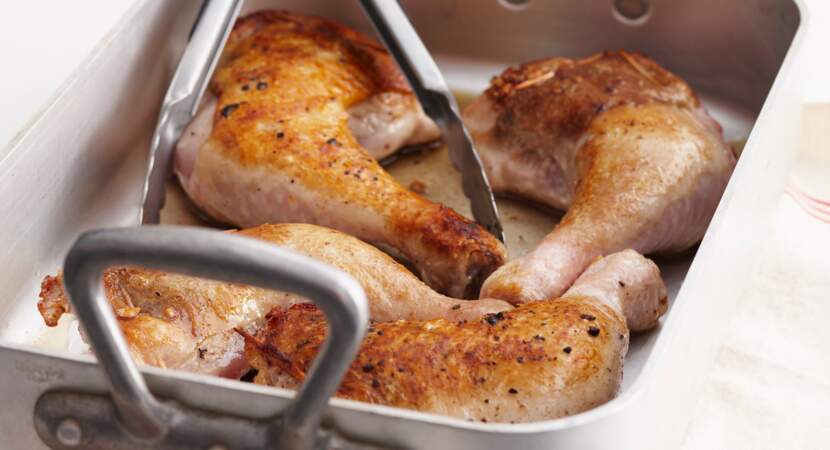 Dimanche : Cuisses de poulet au four