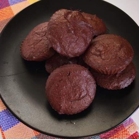 Muffins au choco sans matière grasse