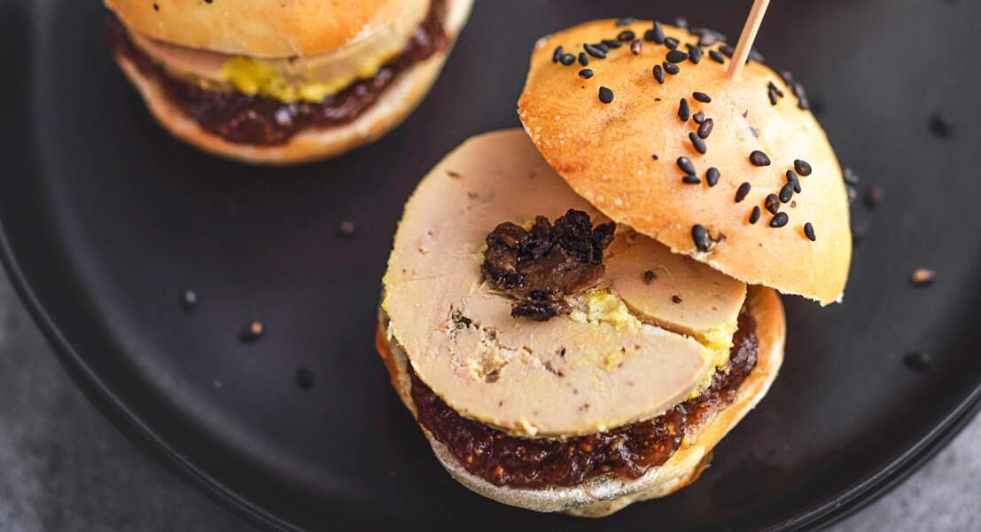 Mini burgers de foie gras