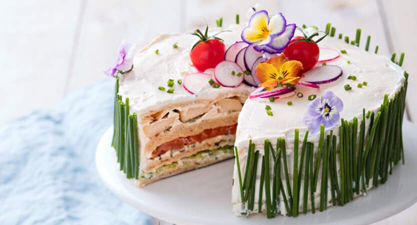 Sandwich cake suédois