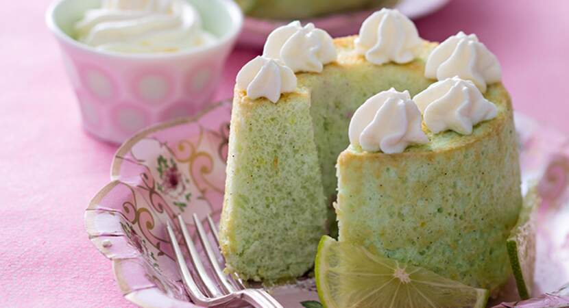 Angel cakes au citron vert