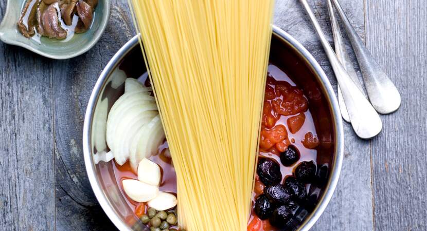 One pot pasta façon puttanesca
