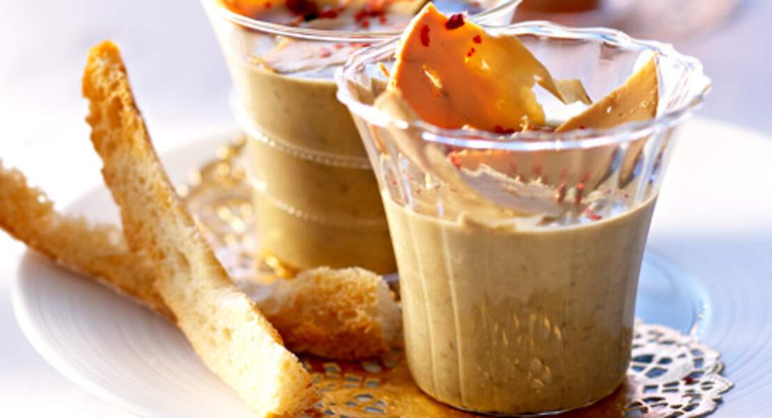 Crème de lentilles au foie gras