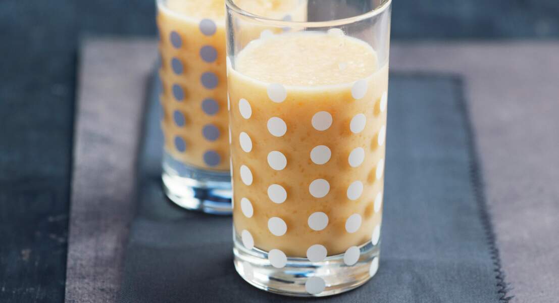 Smoothie pêches abricots