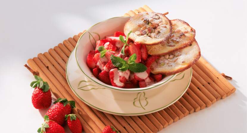 Poêlée de fraises au vinaigre balsamique