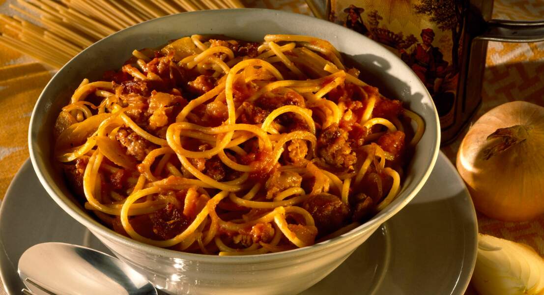 Spaghettis aux chipolatas