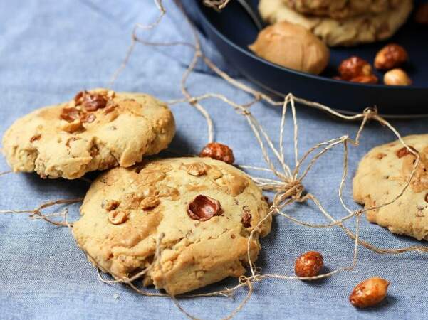 Cookies cacahuètes & cacahuètes