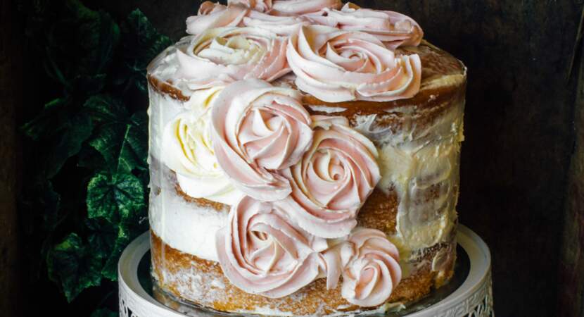 Gâteau d'anniversaire vanille