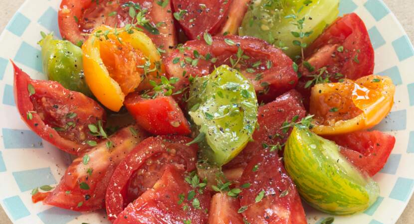Le déjeuner poisson friendly : Salade de tomates