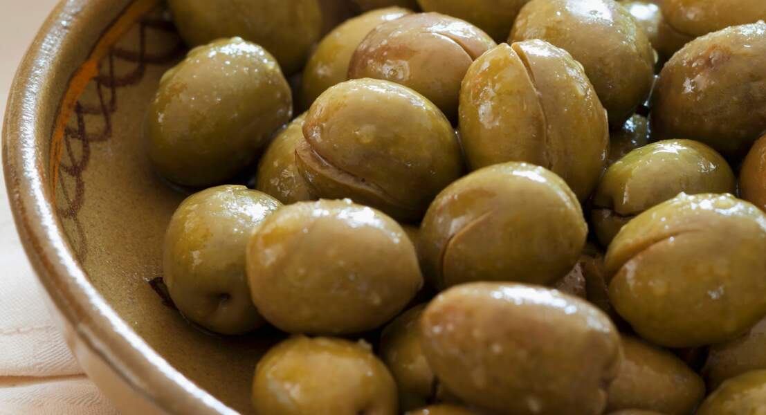 Olives au sel