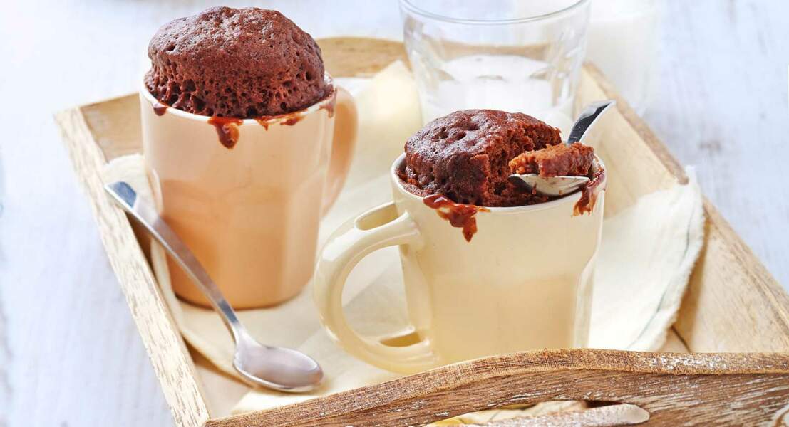Mug cake au chocolat sans lactose