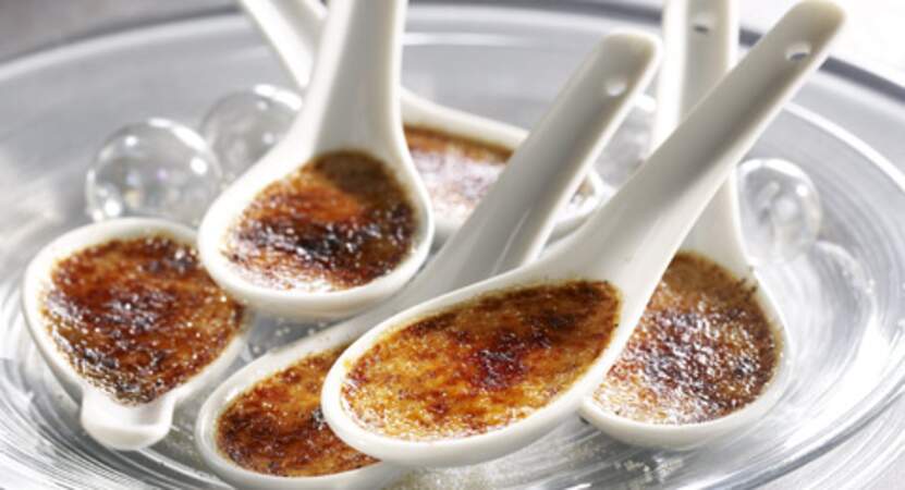 Petites crèmes brûlées de foie gras