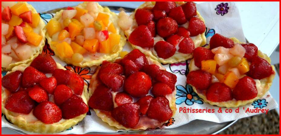 Tartelettes aux fraises et tartelettes multifruits