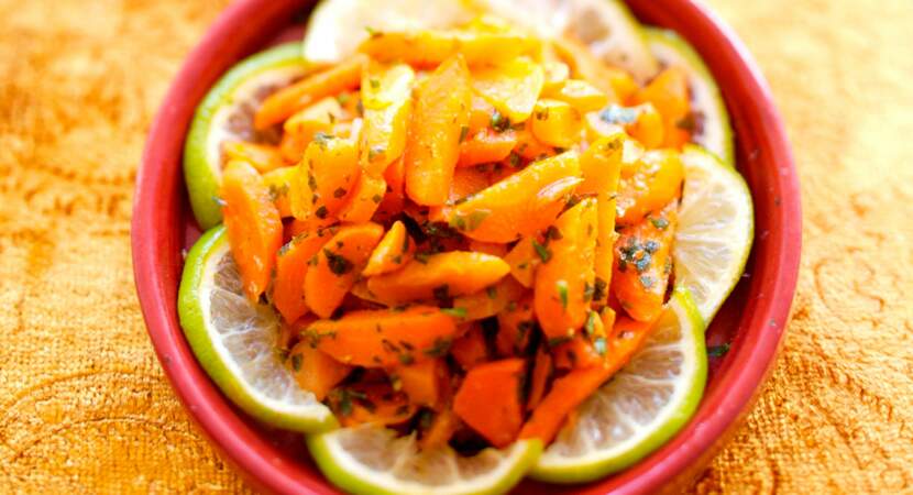 Cassolette de carottes à l'orientale