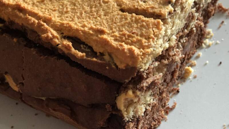Cake marbré moelleux hyper léger: sans lait, sans sucre, sans beurre