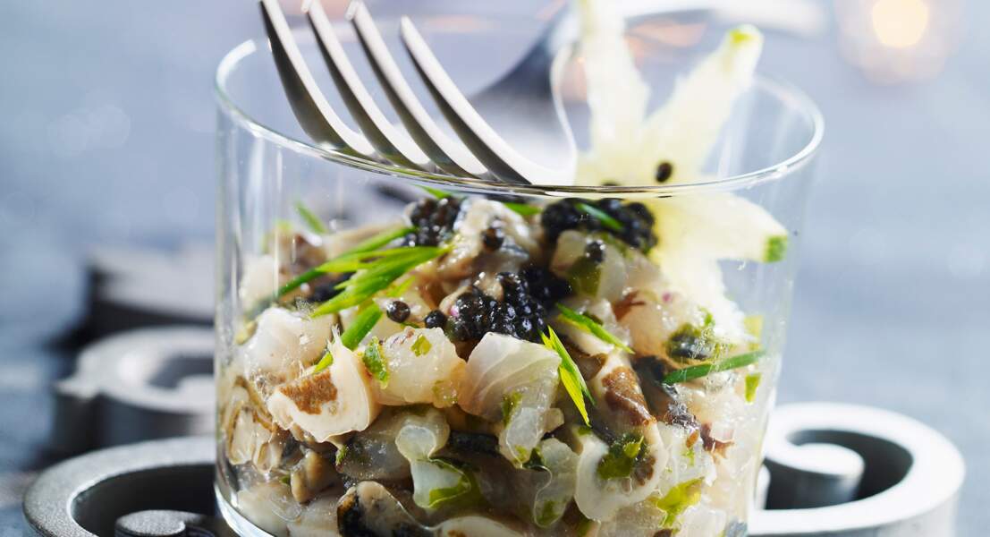 Salade aux fruits de mer marinés