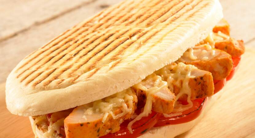 Panini poulet curry