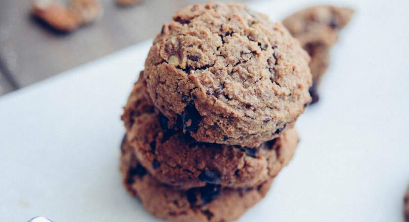 Cookies sans gluten chocolat, fève tonka