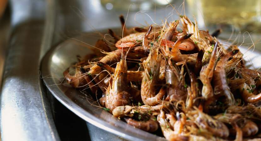 Crevettes persillées