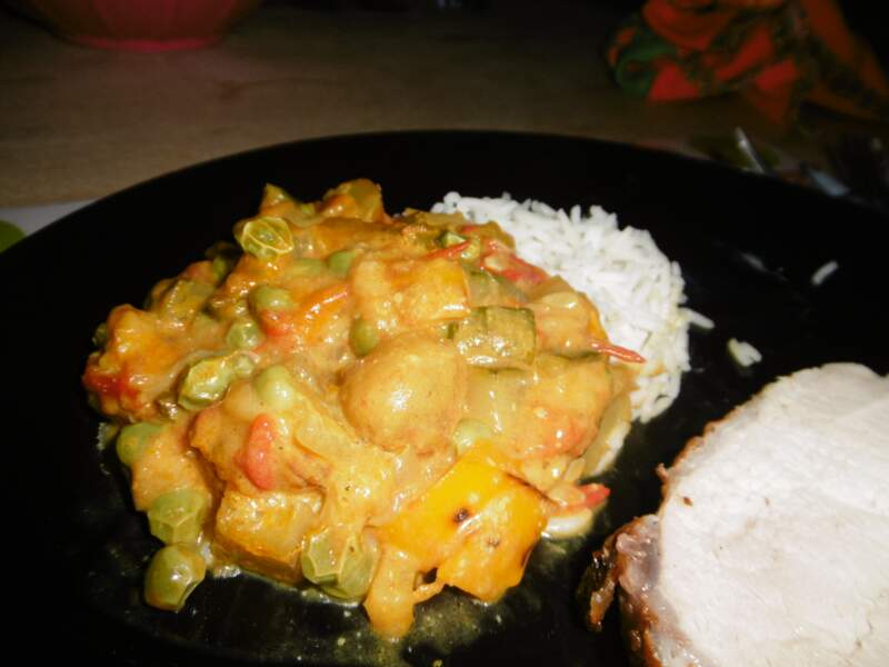 Curry thai de légumes