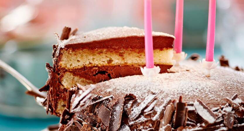 Gâteau d’anniversaire au chocolat de Christophe Felder