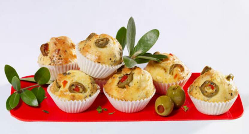 Minicakes aux olives