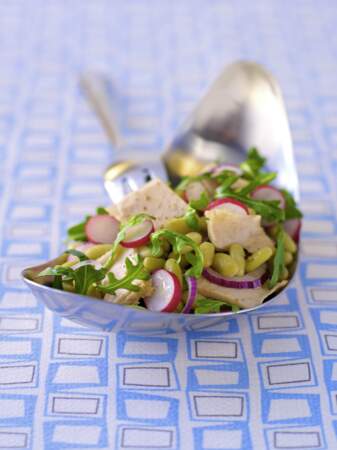 Salade express de flageolets au thon