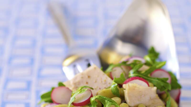 Salade de flageolets au thon
