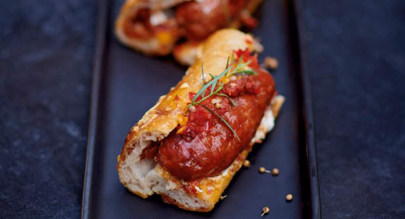Hot dog basque