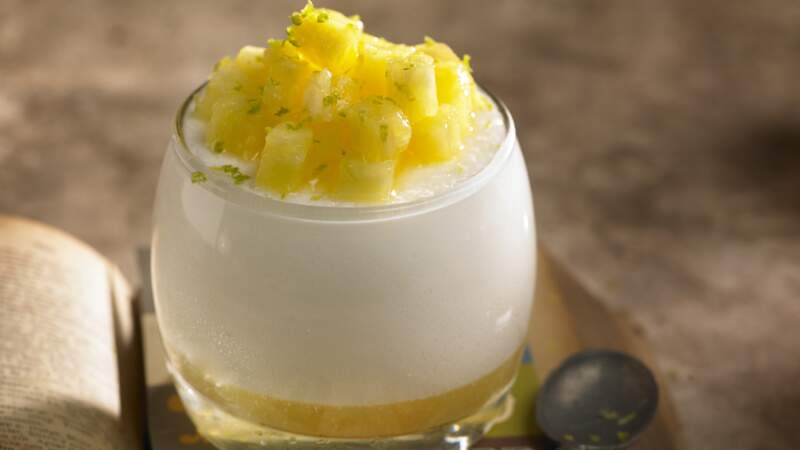 Mousse de yaourt à l'ananas