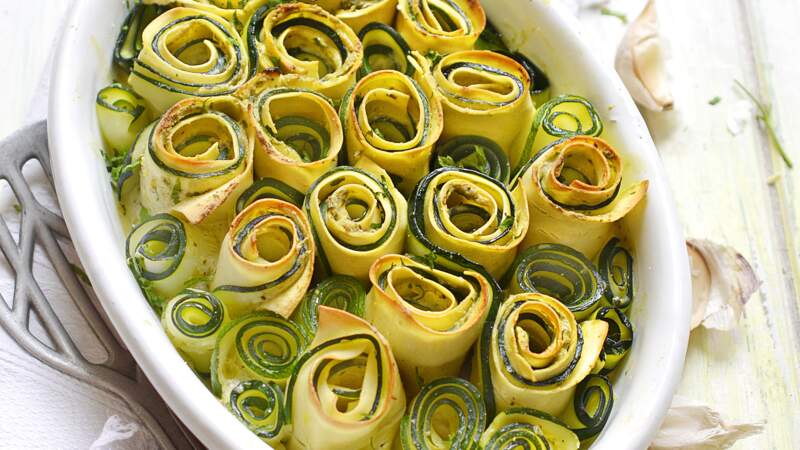Cannellonis courgettes-ricotta 