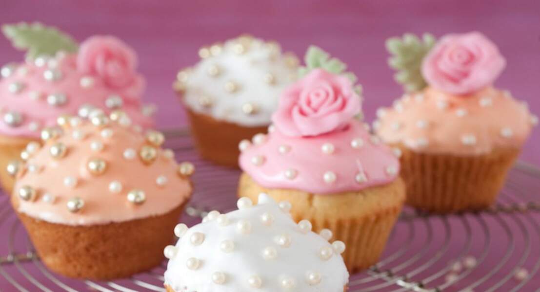 Cupcakes à la rose