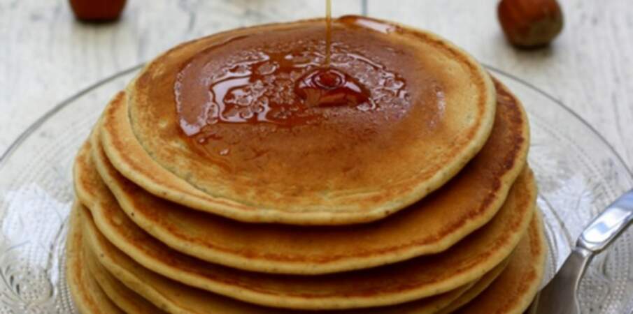Pancakes aux noisettes (sans lactose)
