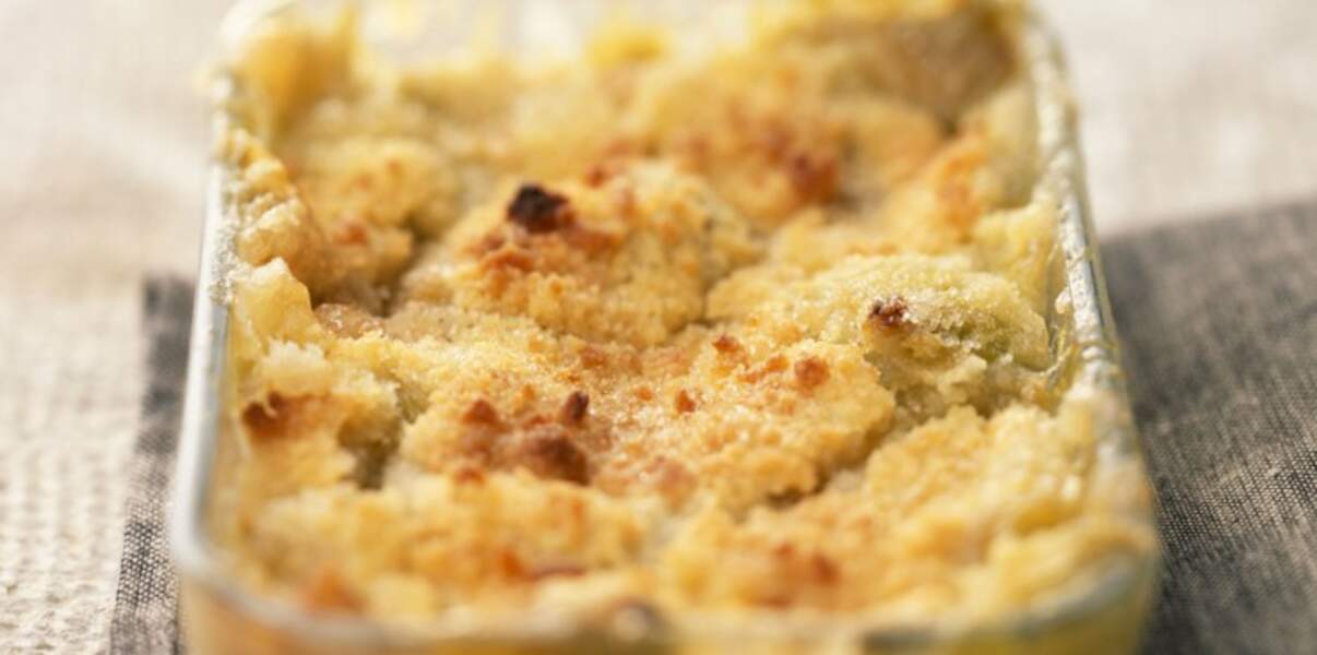 Crumble pomme rhubarbe thermomix