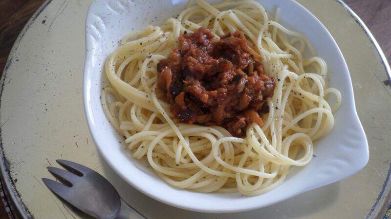 Sauce arrabiata pour spaghetti