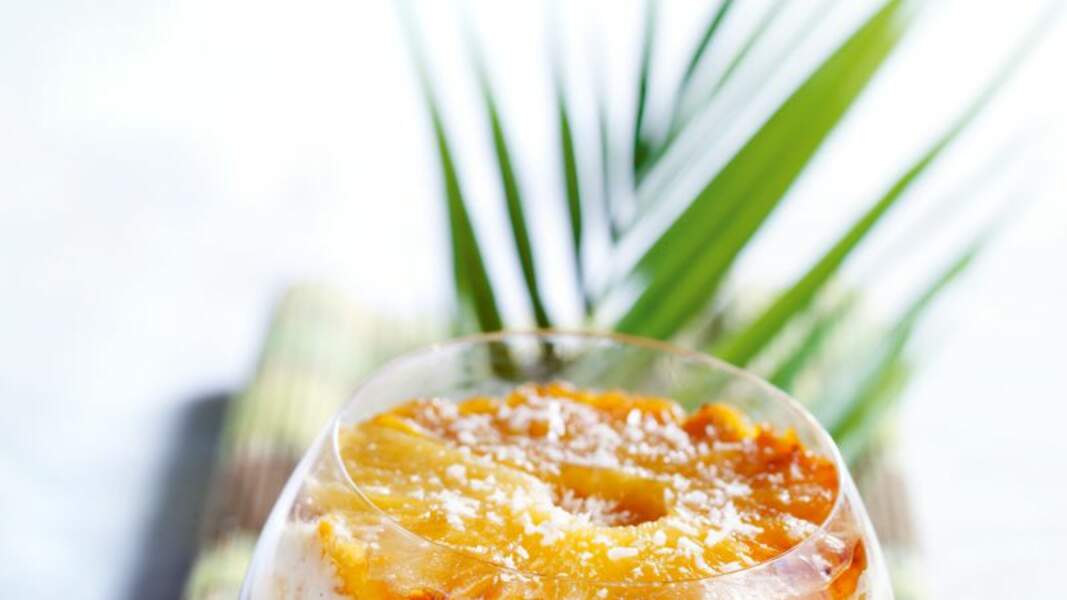 Le dessert du samedi : Tiramisu ananas coco	 
