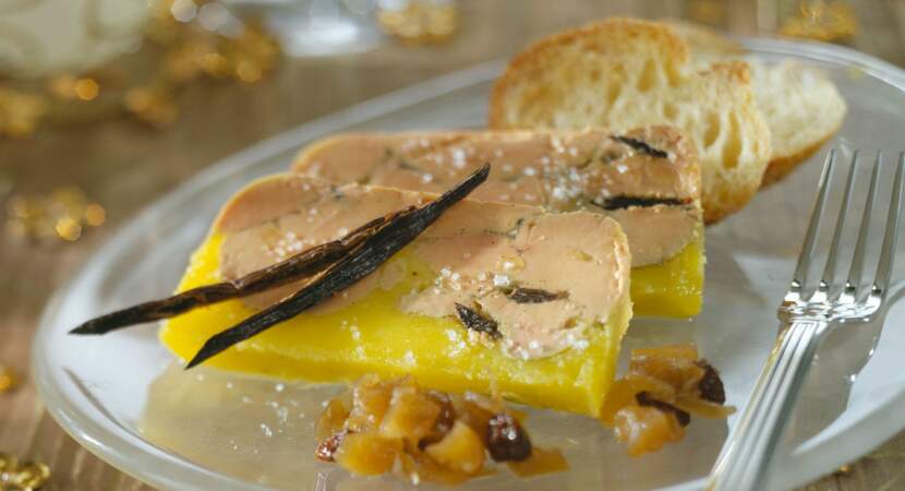 Foie gras à la vanille