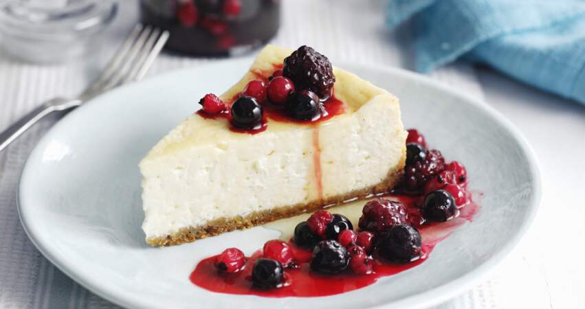 Cheesecake aux fruits rouges
