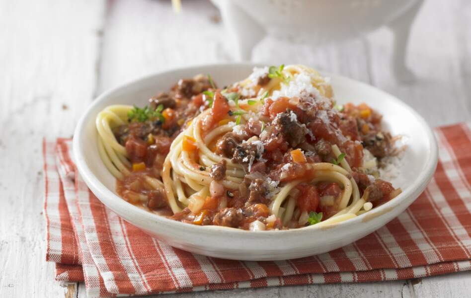 Spaghettis à la bolognaise 
