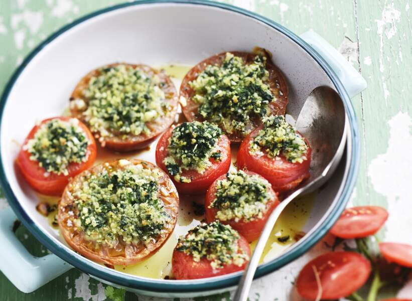 Tomates à la provençale 	 